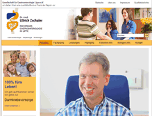 Tablet Screenshot of praxis-zschaler.de